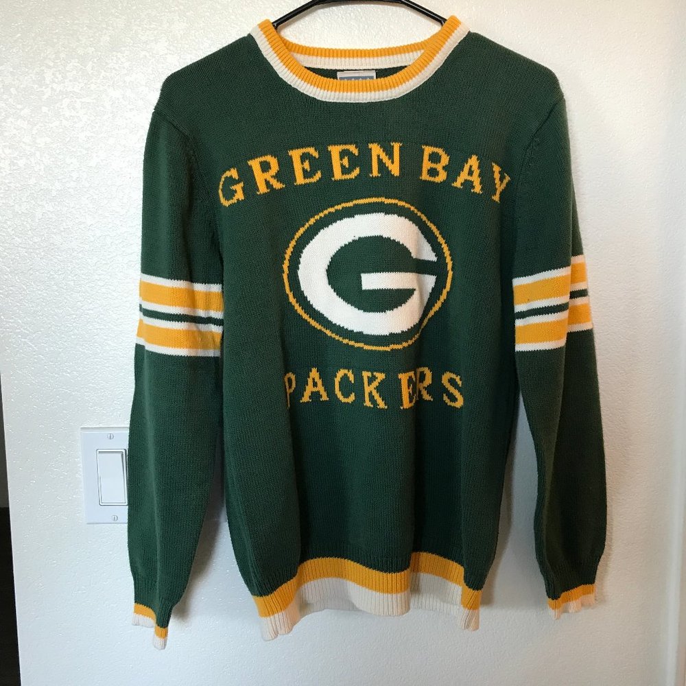 Unisex Vintage Green Bay Packers Knit Sweater